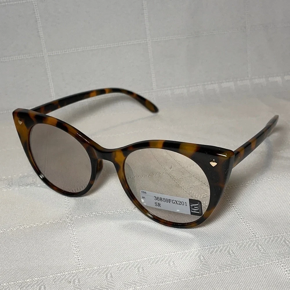 *5 for $25* NWOT FGX International Tortoise Shell Sunglasses Cat Eye